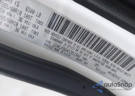 2015 Jeep Grand Cherokee Limited z USA, uszkodzony, nr VIN 1C4RJFBGXFC911543